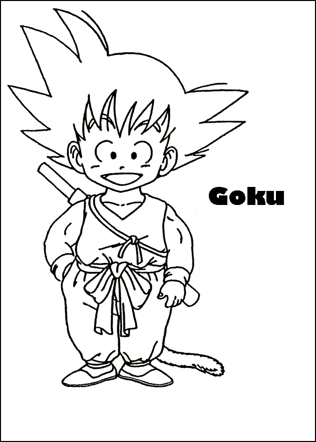 coloriage sangoku